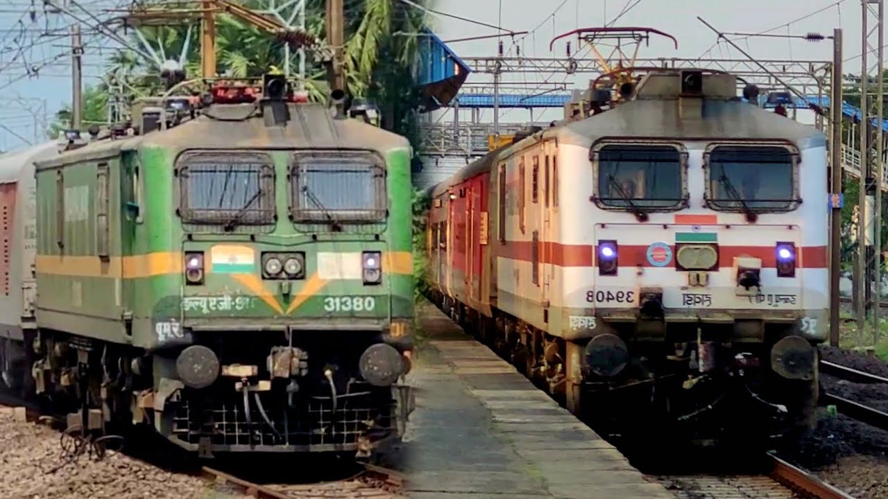 🔥POORVA + JAMMU TAWAI HUMSAFAR + HOWRAH RAJDHANI EXPRESS 130KMPH train skips Howrah Barddhaman line 