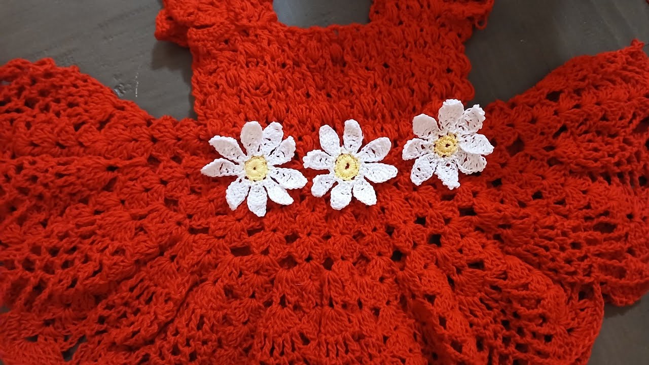Vestidito Rojo ultima parte 0-3 meses