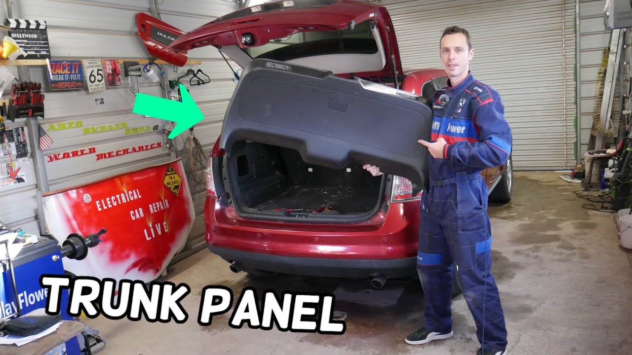 HOW TO REMOVE TRUNK PANEL ON FORD EDGE, LINCOLN MKX. HATCH DOOR PANEL