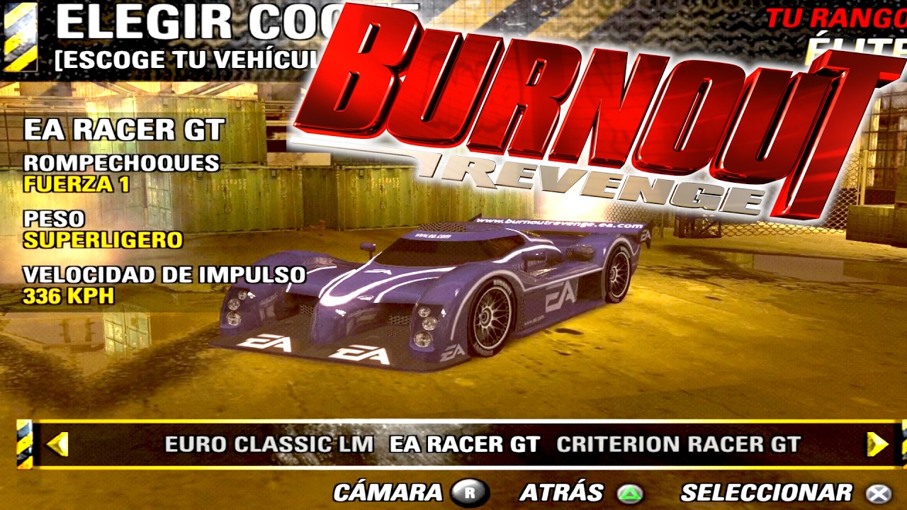 ¡Probando el EA Racer GT! (¡Coche especial!) - Burnout Revenge