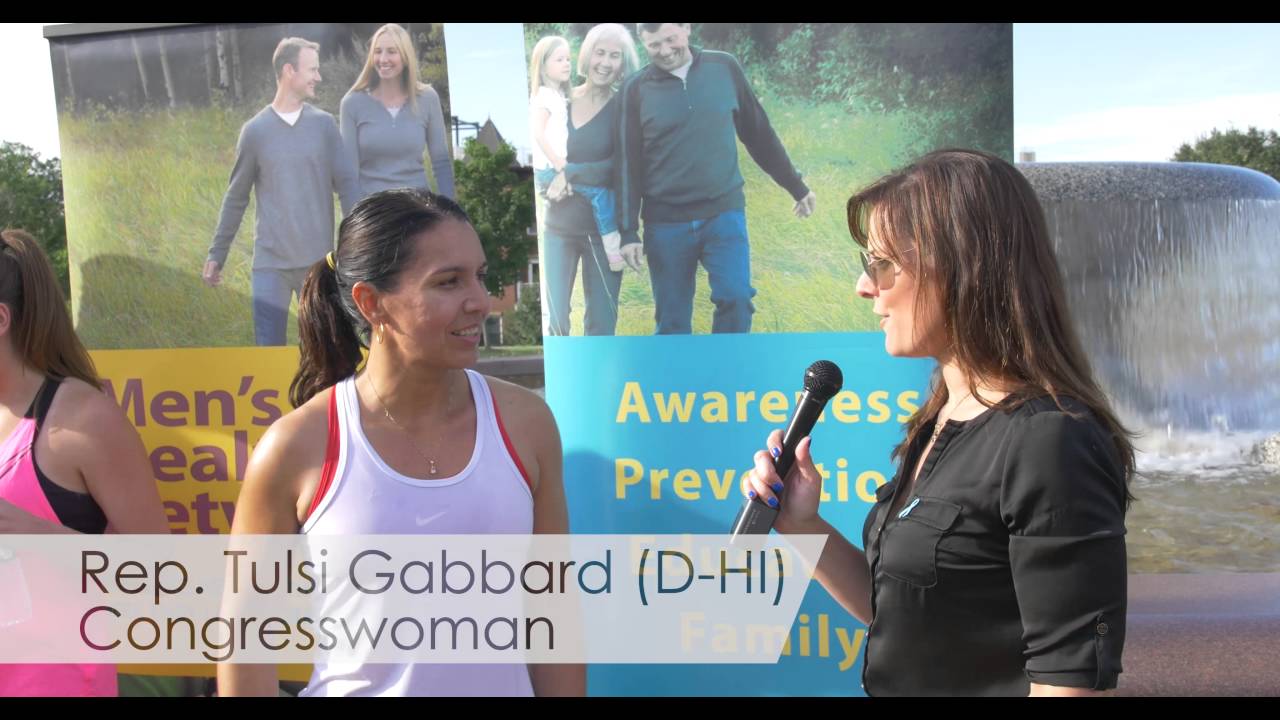 Congresswoman Tulsi Gabbard (HI) at the Congressional Workout
