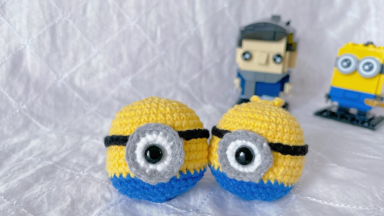 Amigurumi Minion Crochet Tutorial钩针小黄人 教程  #crochettutorial #minions #diy