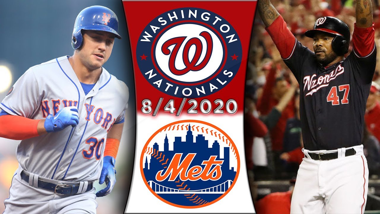 New York Mets vs Washington Nationals - MLB Highlights - 8/4/2020
