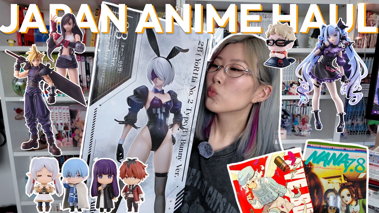 JAPAN HAUL 🎐🍥 manga, figures and anime merch! .✦ ݁˖