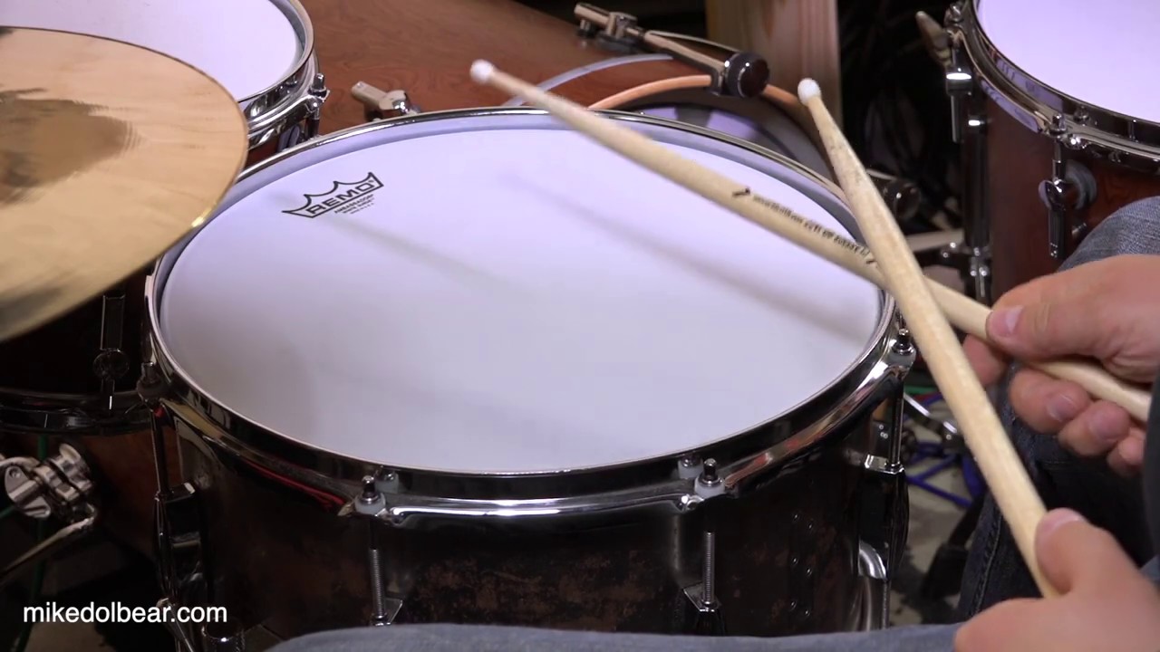 Remo White Suede Heads