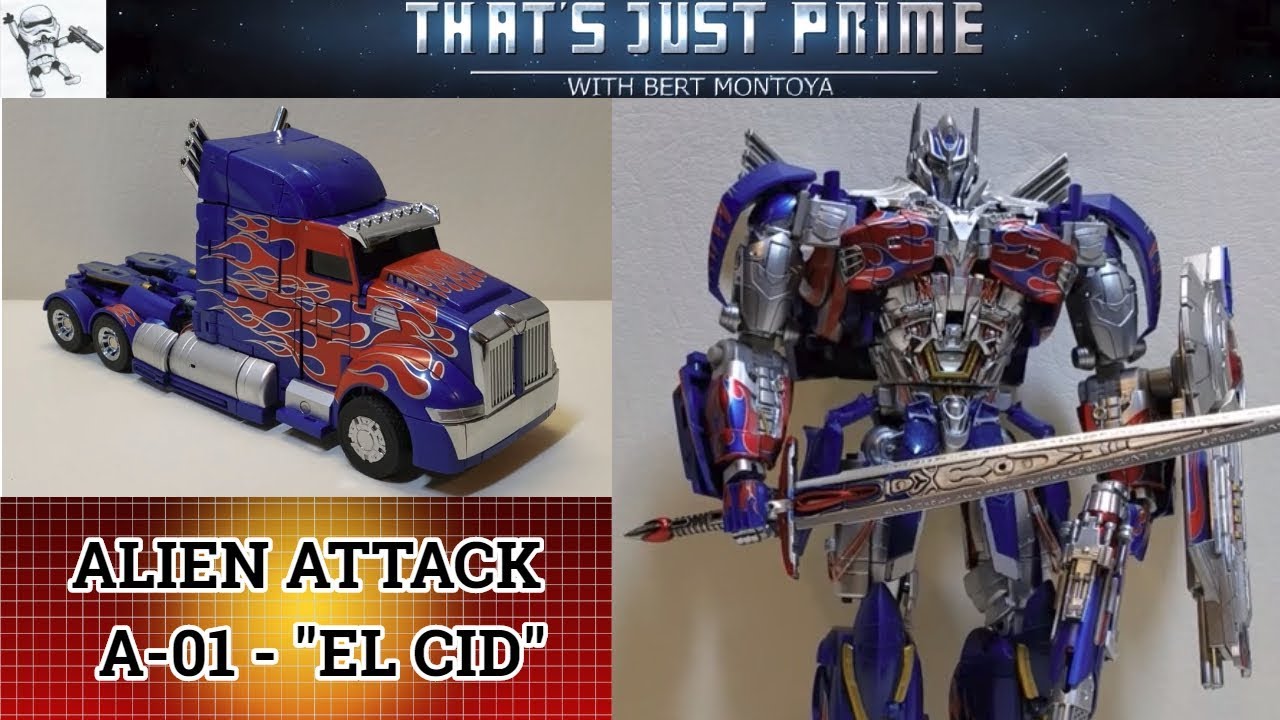 Alien Attack A-01CC El Cid (MP TLK Optimus Prime) Review! 