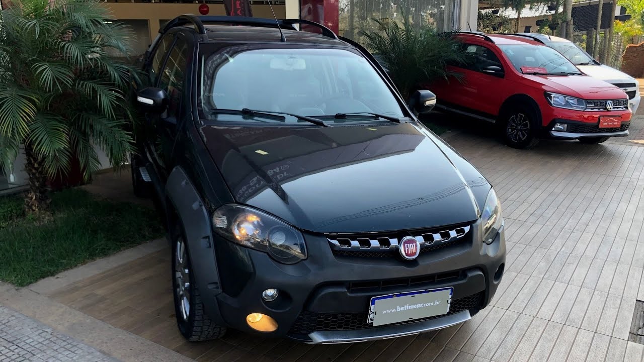strada cabine dupla 2015 adventure 1.8 dualogic com teto solar😱