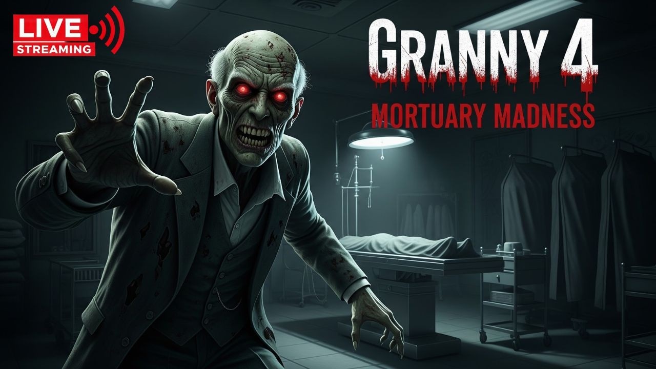 GRANNY OPRATION LIVE || MORTUARY MADNESS || Live Gameplay ||  #shortsfeed #shortlive