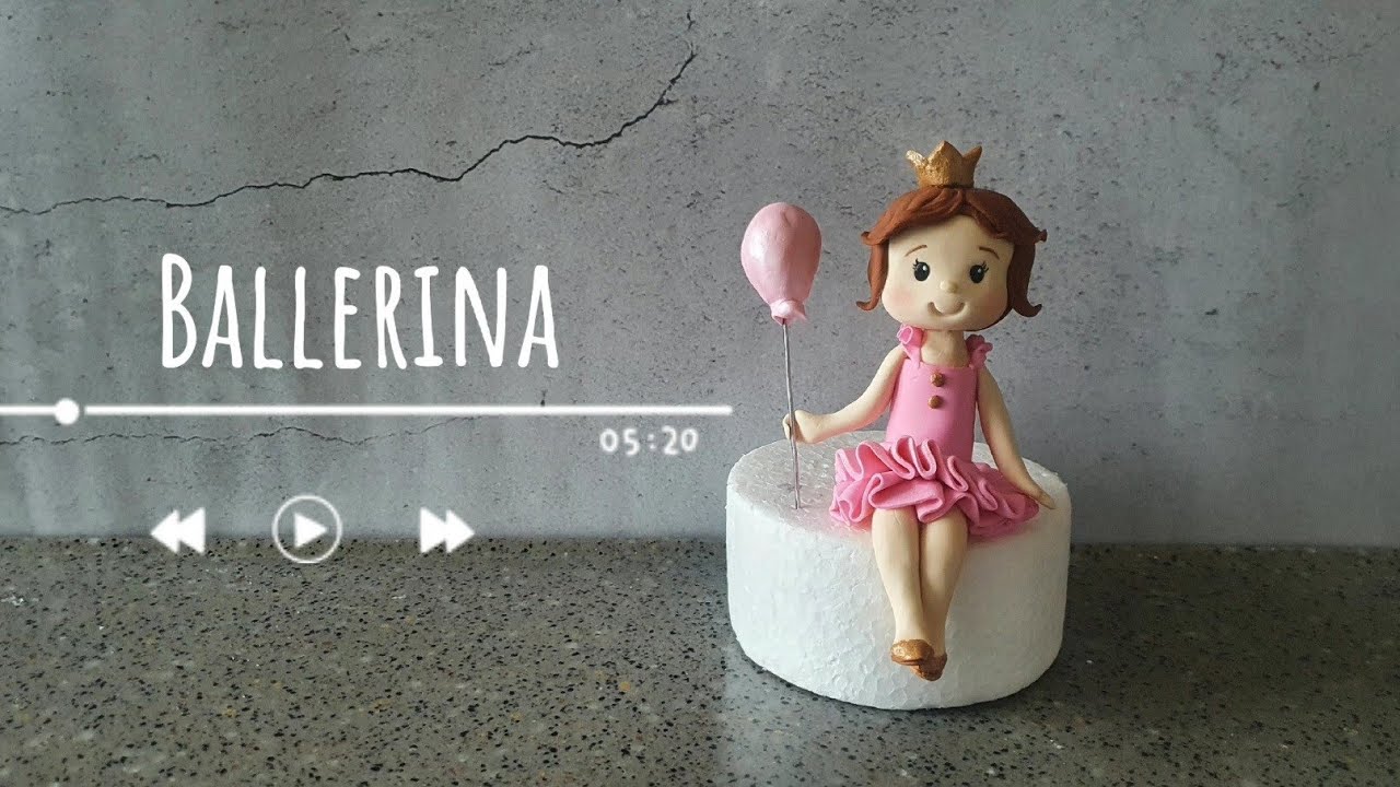 Ballerina Cake Topper Tutorial