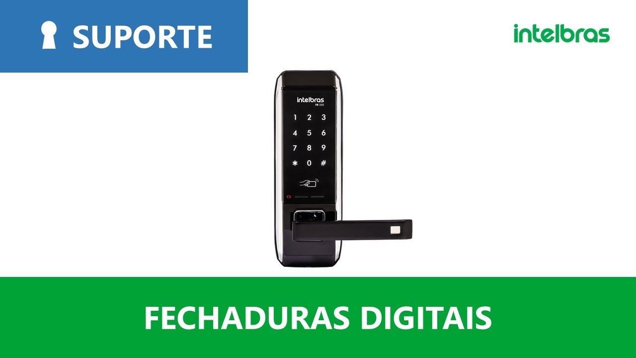 Instalação fechadura digital Intelbras modelos de embutir -  i8105