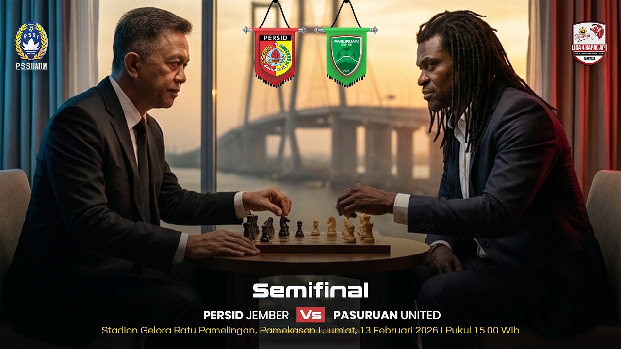 LIVE SEMIFINAL - PERSID JEMBER VS PASURUAN UNITED