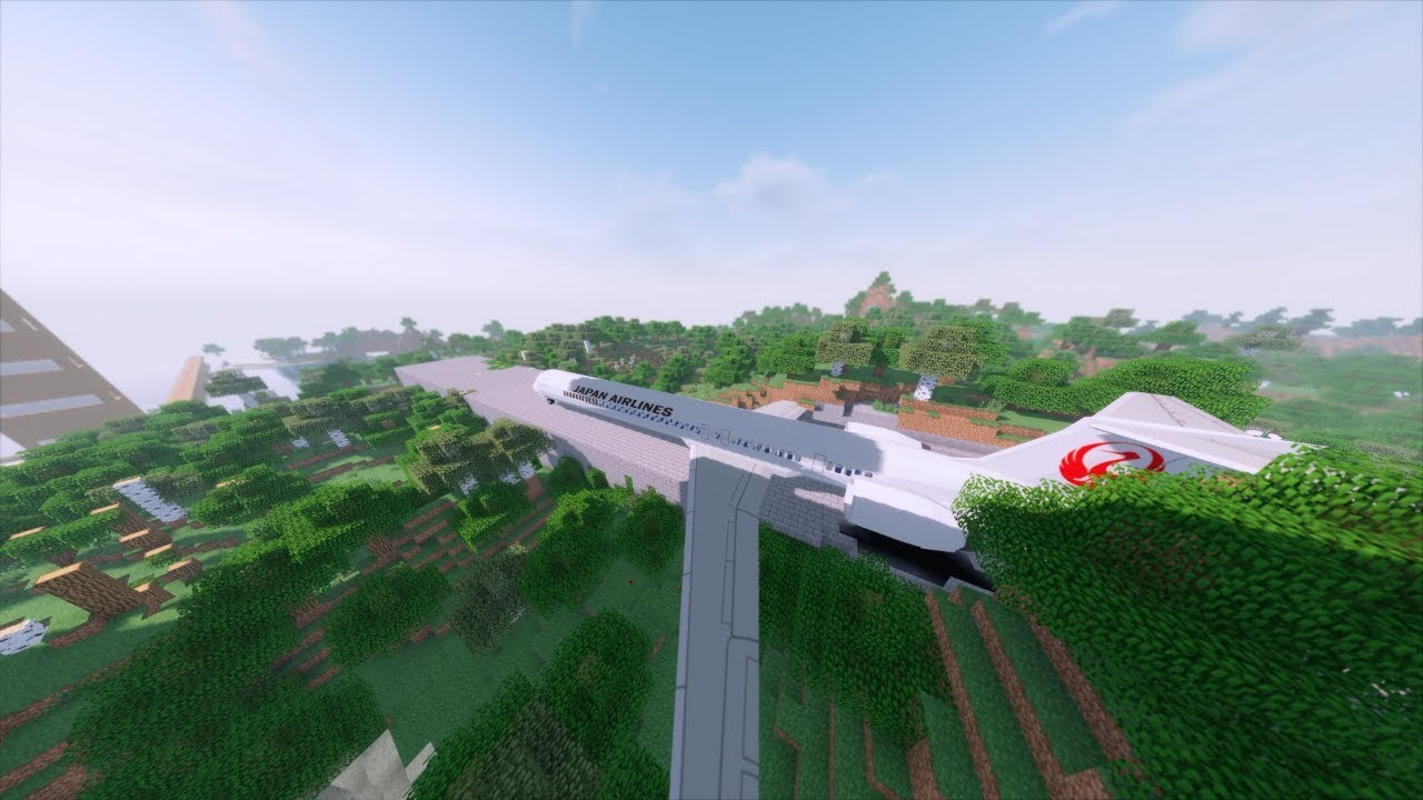 Flying HUGE PLANES In Minecraft