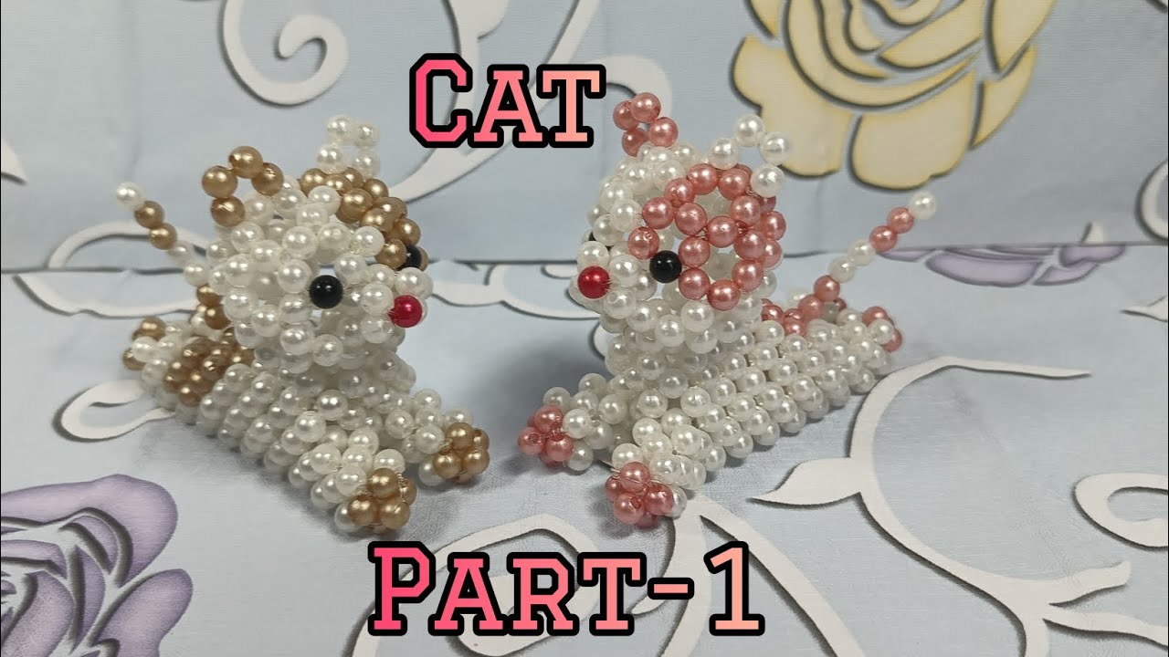 3D Beaded Cat Tutorial Part-1 by Craft Novelty Sons