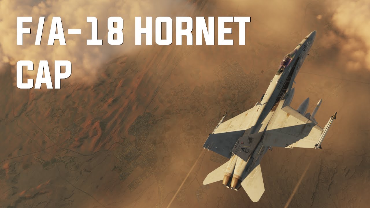 DCS World || F-18 CAP Mission - A Little Rusty!