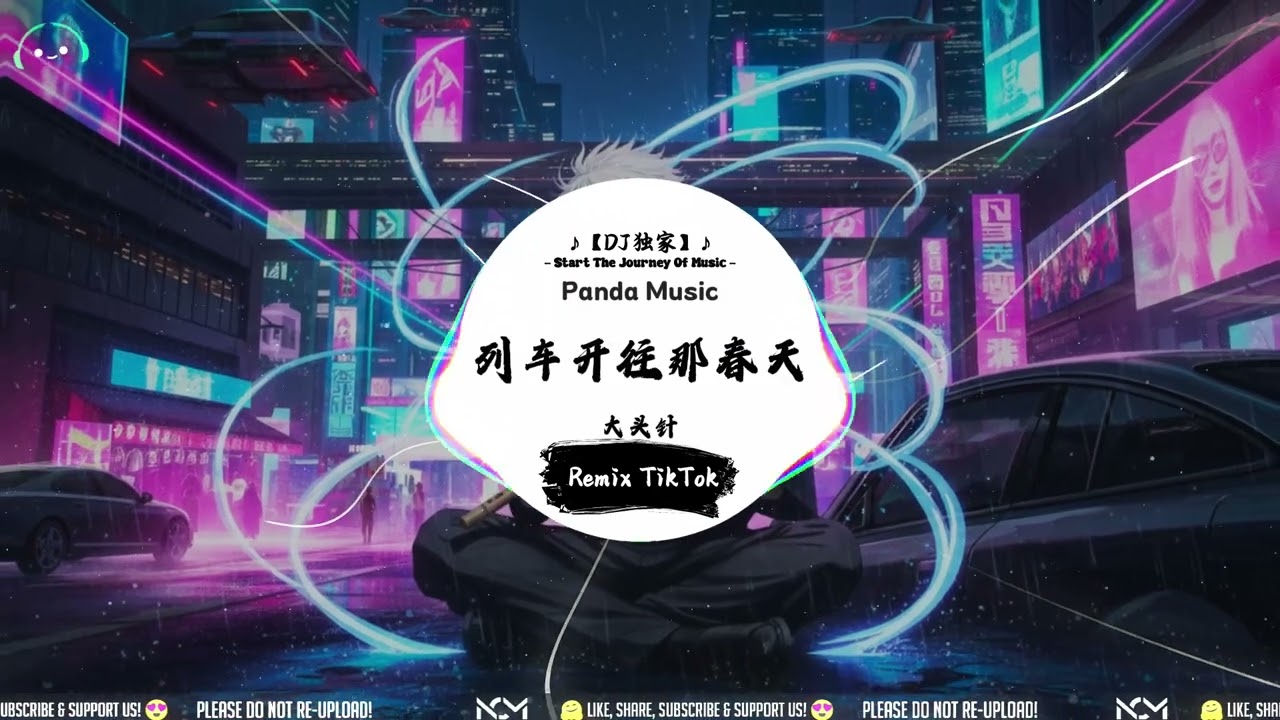 大头针 - 列车开往那春天 (抖音DJ版)『列車開往那春天 每個夢都會實現，風浪轟轟烈烈 繁花會開在終點。』【動態歌詞｜Vietsub｜Pinyin Lyrics】