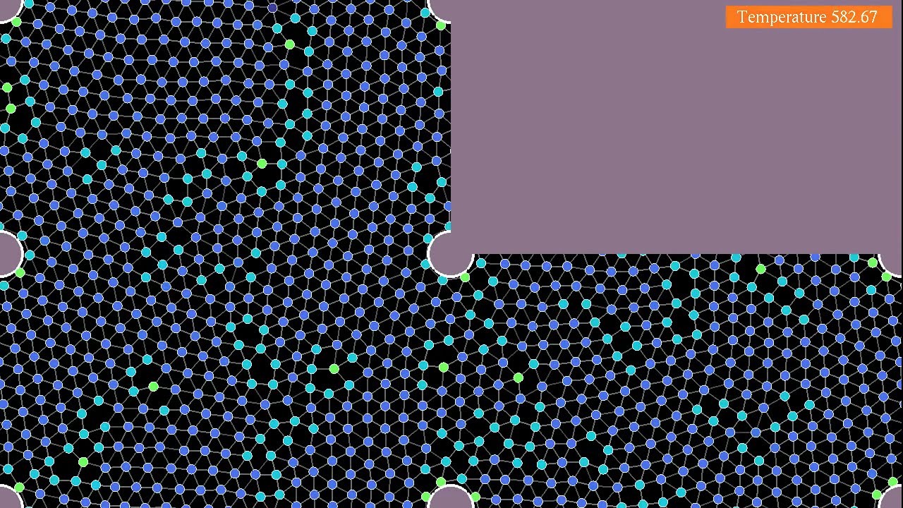 Crystal formation on a surface of genus 2