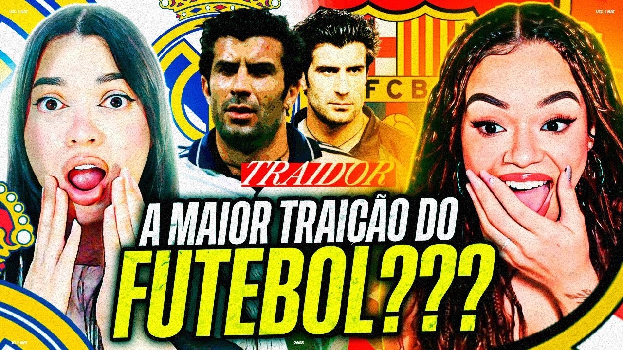 A MAIOR TRAIÇÃO DO FUTEBOL: A CHOCANTE TRANSFERÊNCIA DE LUIS FIGO PARA O REAL MADRID 🔥| [REACT]
