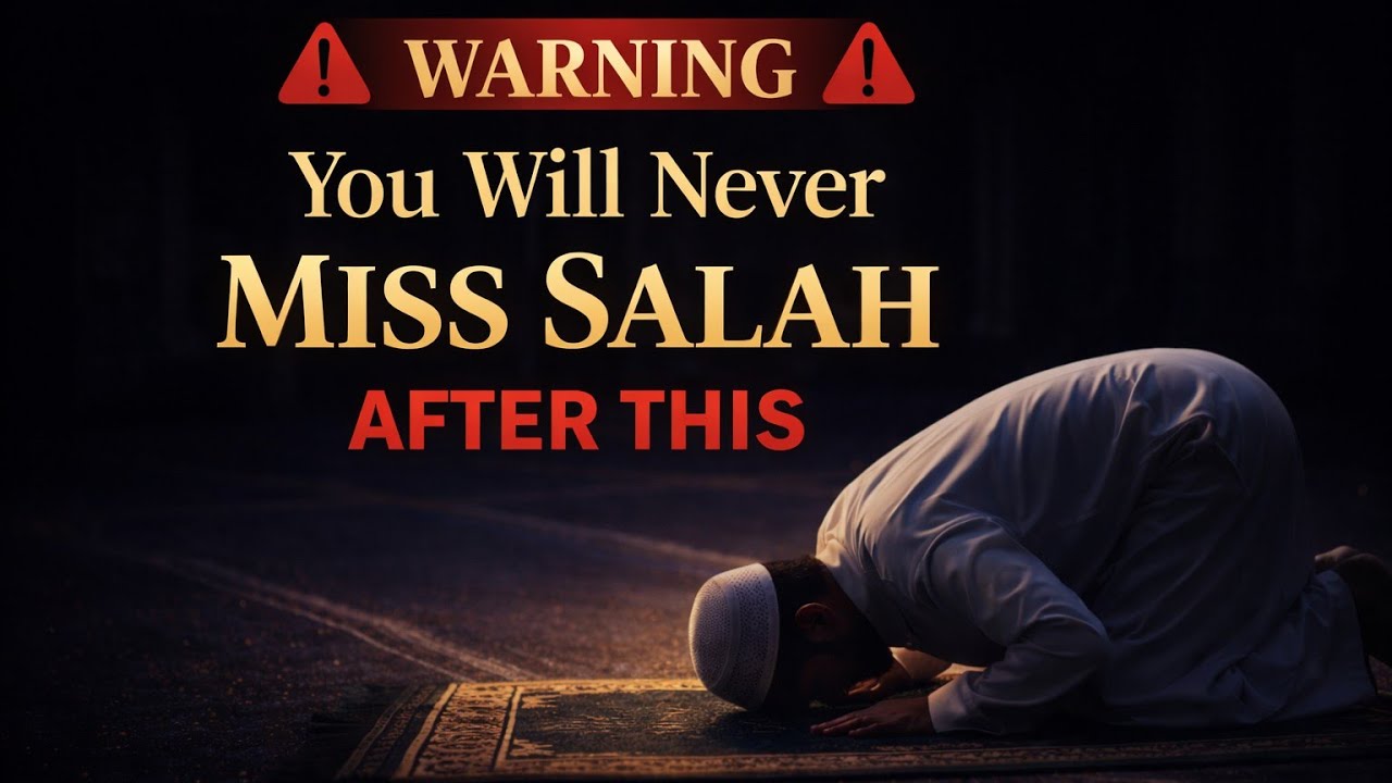 YOU WILL NEVER MISS SALAH AFTER THIS |powerful Reminders 