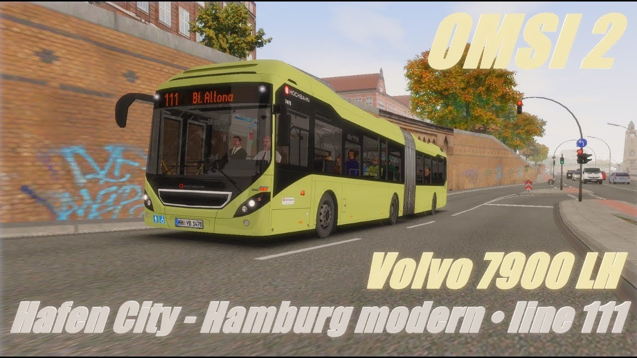 OMSI 2 • Hafen City - Hamburg modern (line 111) • Volvo 7900 LH