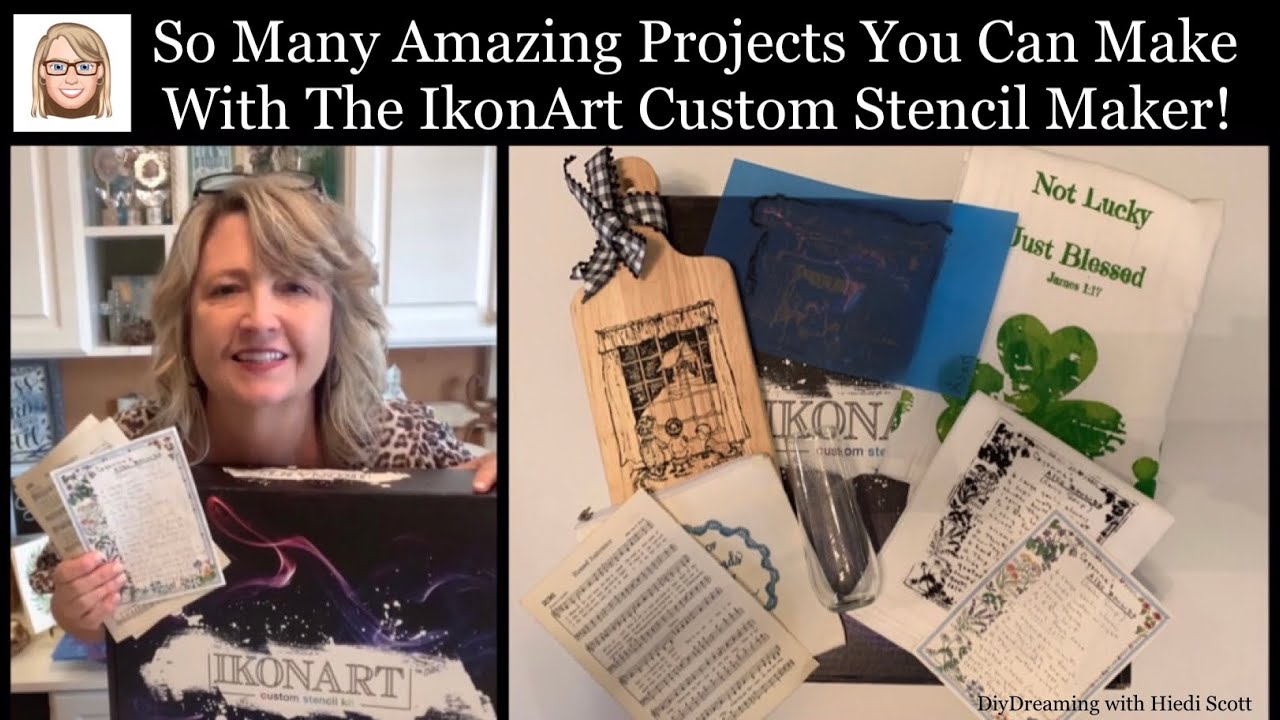 So Many Amazing Projects You Can Make With An IkonArt Custom Stencil Maker!  | IkonArt