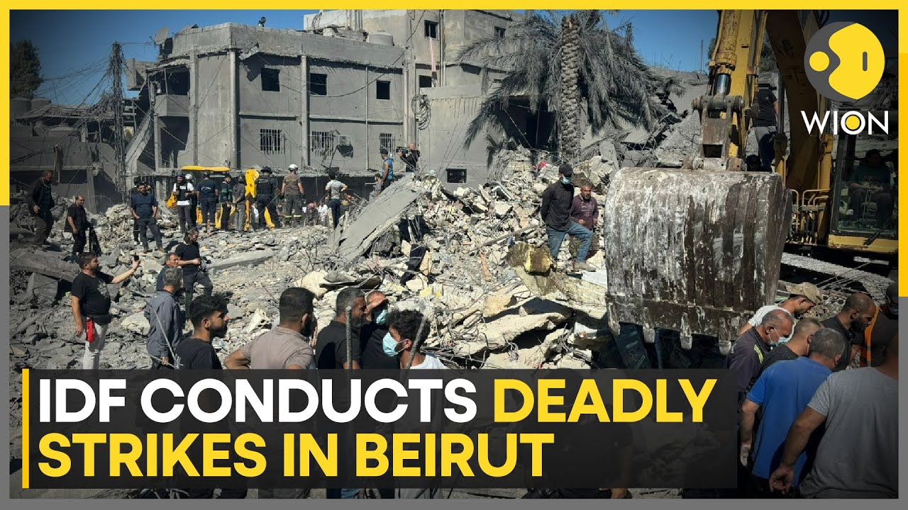 Israel-Hezbollah War: Israeli Strikes in Jnah Neighbourhood Kills One, Leaves 5 Injured | WION News