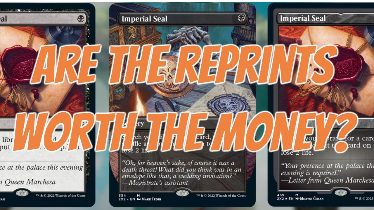 Double Masters 2022 Spoilers! Imperial Seal REPRINT!?!?