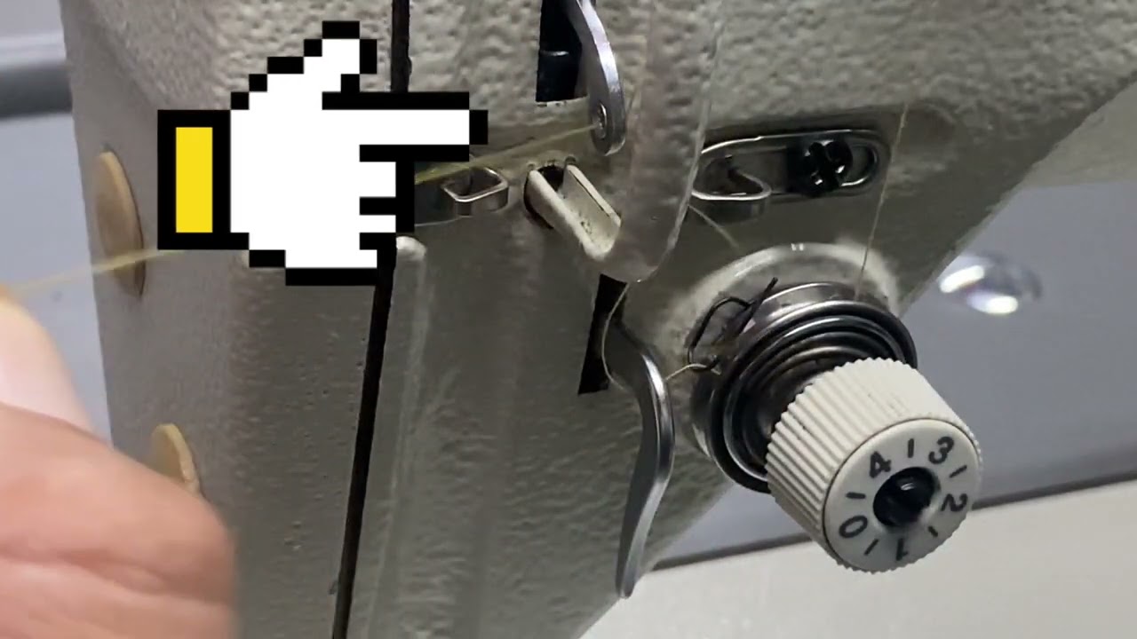 Como Enhebrar Máquina Recta Industrial (FACIL)