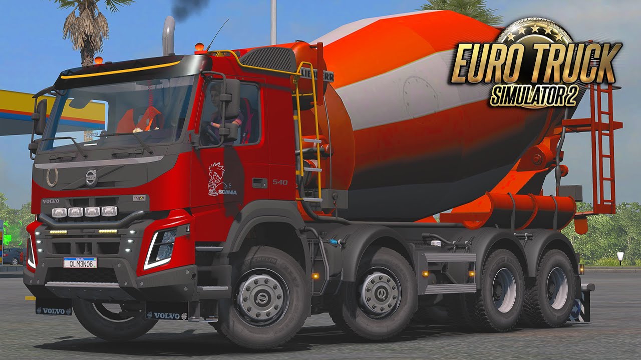 Volvo FMX 540 Betoneira - Euro Truck 2