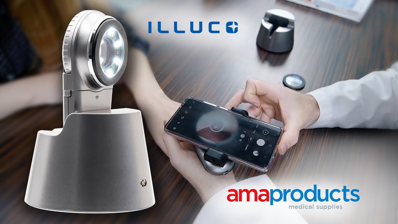 Amaproducts Illuco Dematoscope IDS 1100C With Desktop Charging Station