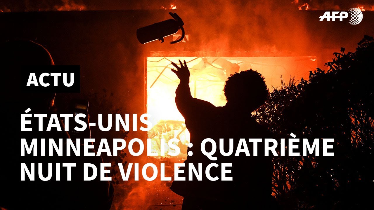 Décès de George Floyd: voitures incendiées et pillages à Minneapolis | AFP Images