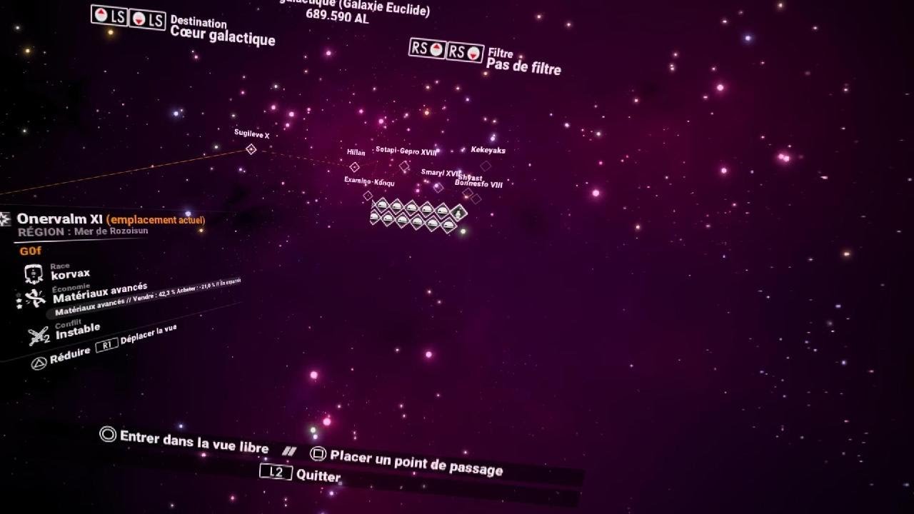 No Man's Sky_Trou noir puis interface Atlas