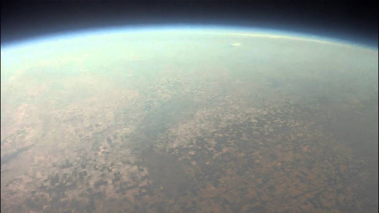 100,000 ft. from a weather balloon