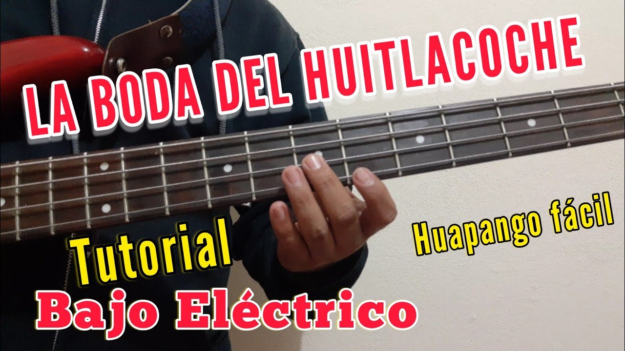 La Boda del Huitlacoche - Tutorial Bajo Eléctrico Huapango Fácil Cómo tocar la boda del huitlacoche