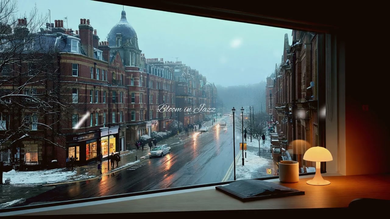 playlistㅣЛондон в преддверии весны, расслабленный кафе-джазㅣ Cozy.Focus.Work. StudyㅣБез рекламы