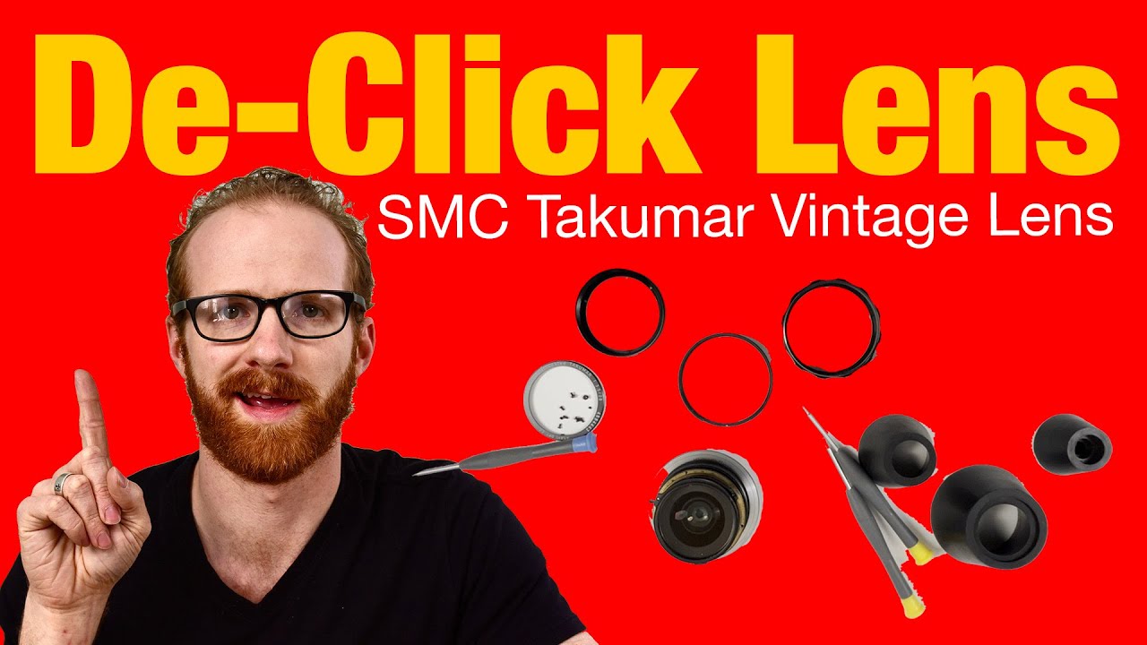 How to De Click Vintage Lens Aperture Super Multi Coated Takumar