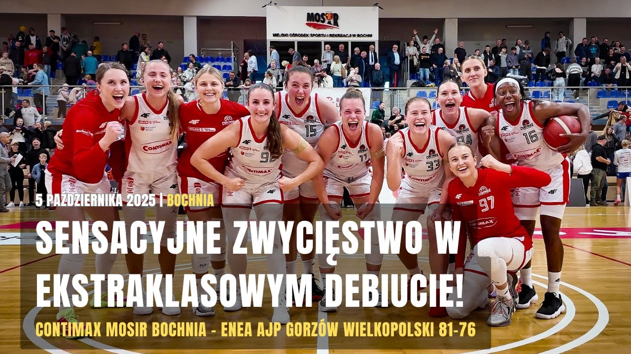 Sensacyjne zwycięstwo Contimax MOSiR Bochnia w debiucie w Ekstraklasie! [05.10.2025]