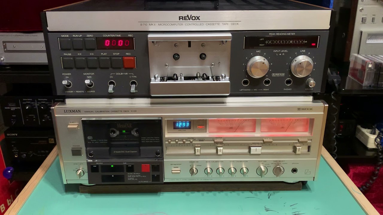ReVox B710 MkII супротив Luxman K-03.