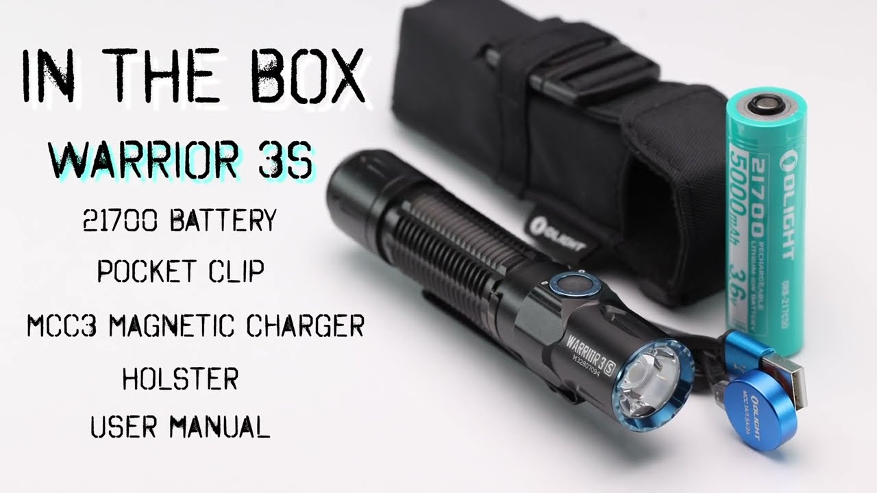 Olight Warrior 3S Instructions