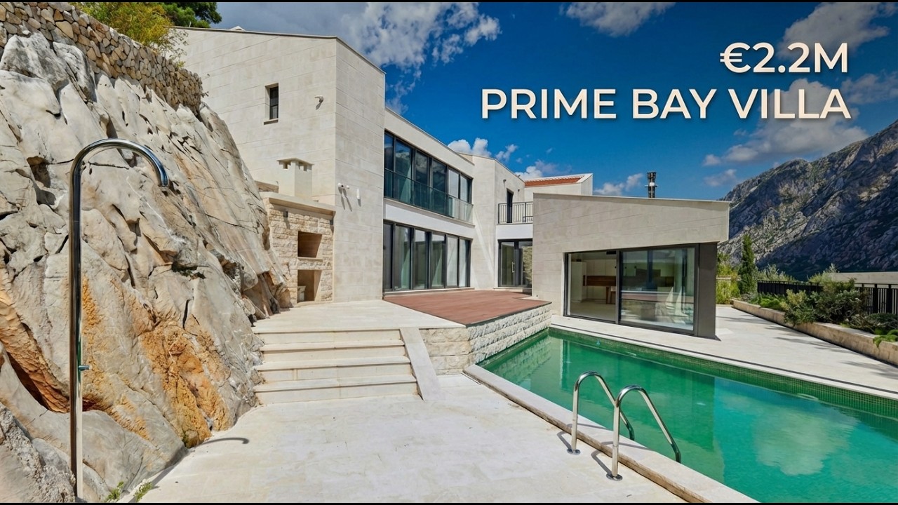 Contemporary 5-Bedroom Villa with Infinity Pool | Kotor Bay, Montenegro 🇲🇪