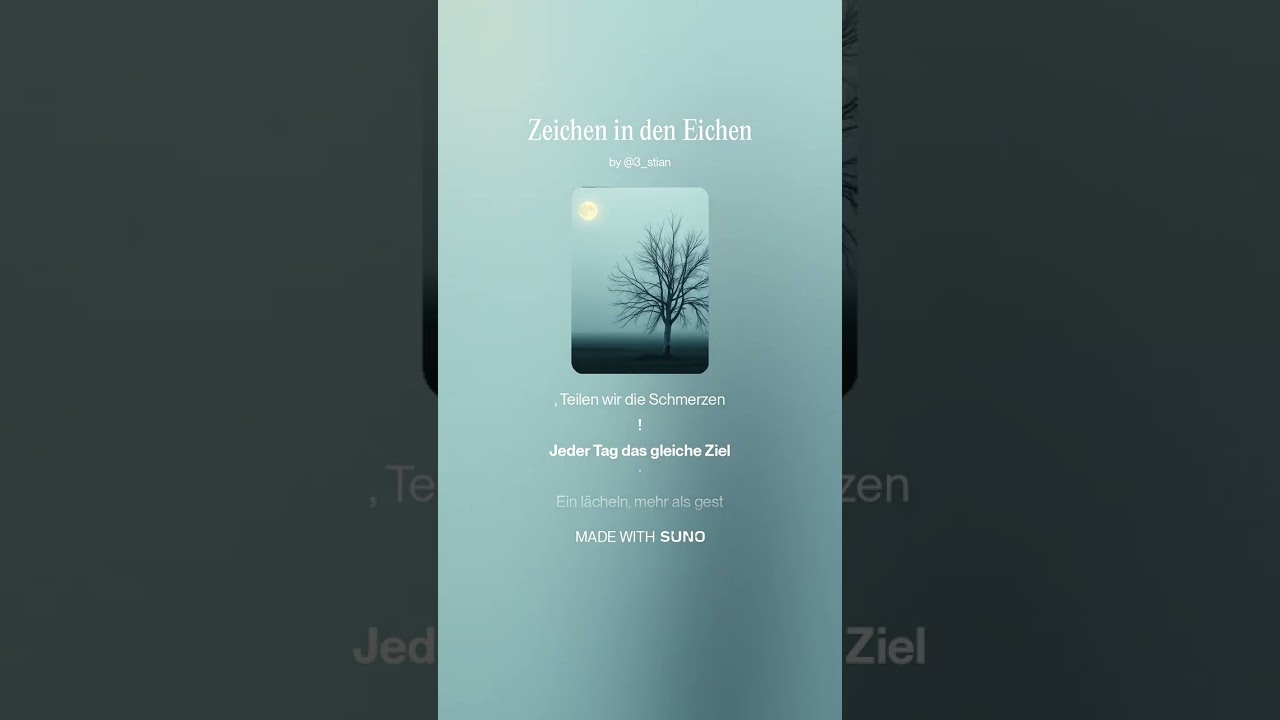 Zeichen in den Eichen