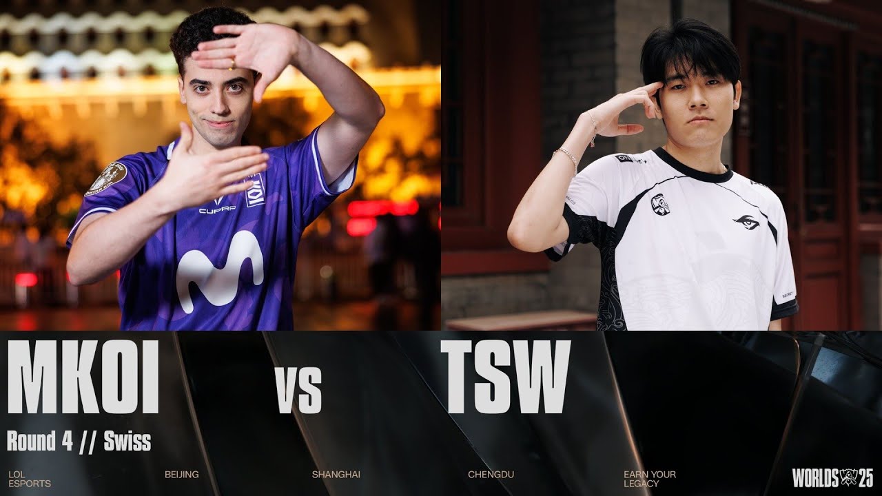 MKOI vs TSW | WORLDS 2025 | Swiss | Game 2 | Movistar KOI vs Team Secret Whales