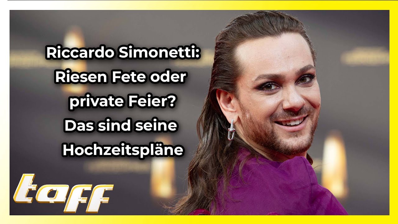 Riccardo Simonetti: Er verrät erste Details zur Hochzeit