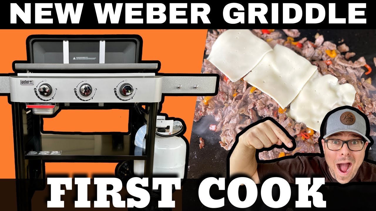 New Weber Griddle First Cook - Double Decker Cheese Steak Tacos (+ 2nd and 3rd Cooks!)