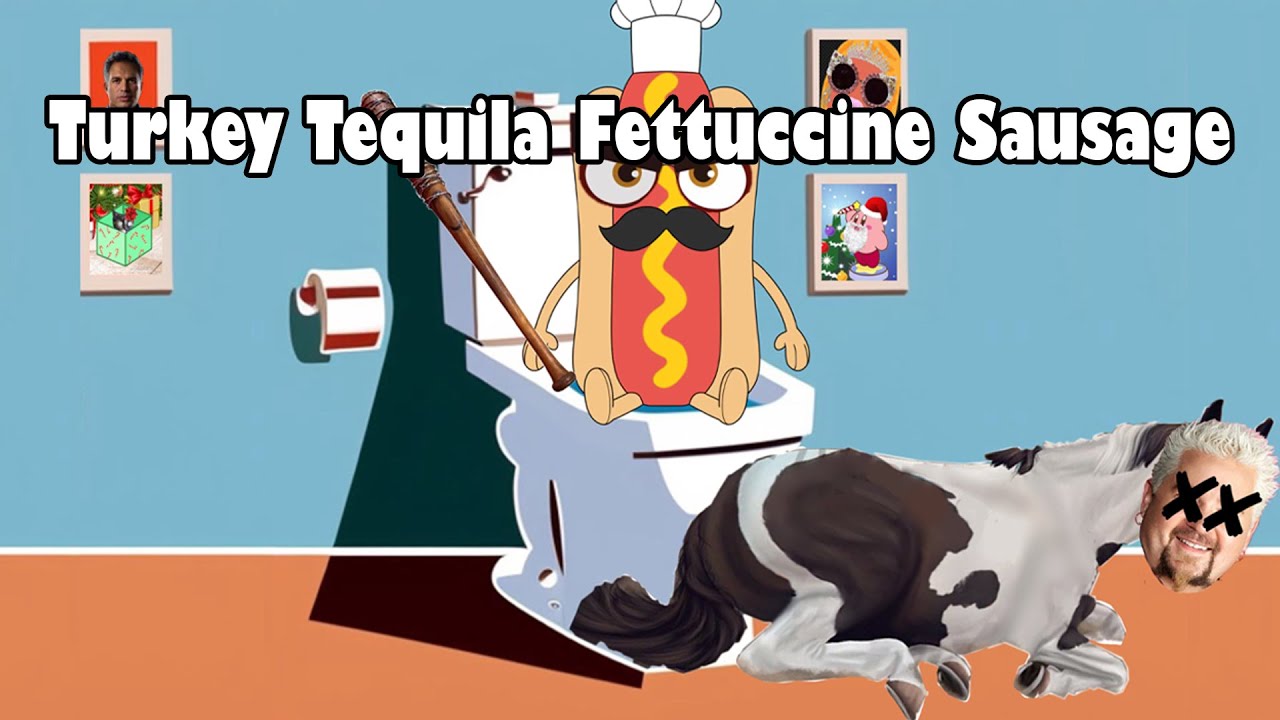 Beating a Dead Horse with Guy Fieri's Recipe for Turkey Tequila Fettuccine Sausage