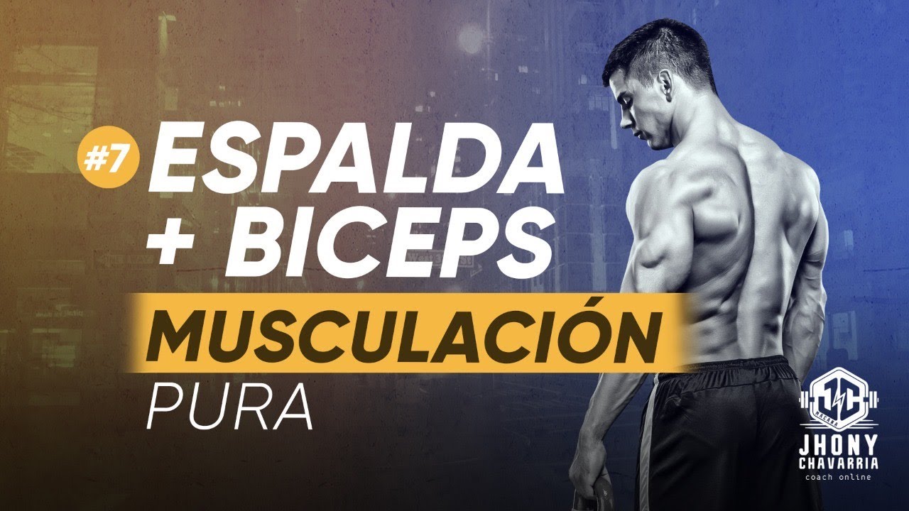 ESPALDA, BÍCEPS DÍA 7 musculación pura