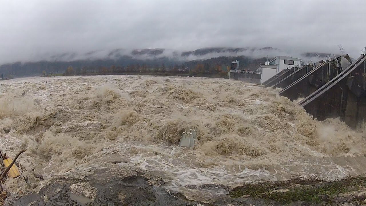 River floods (river Sava - Slovenia, 07.11.2014)