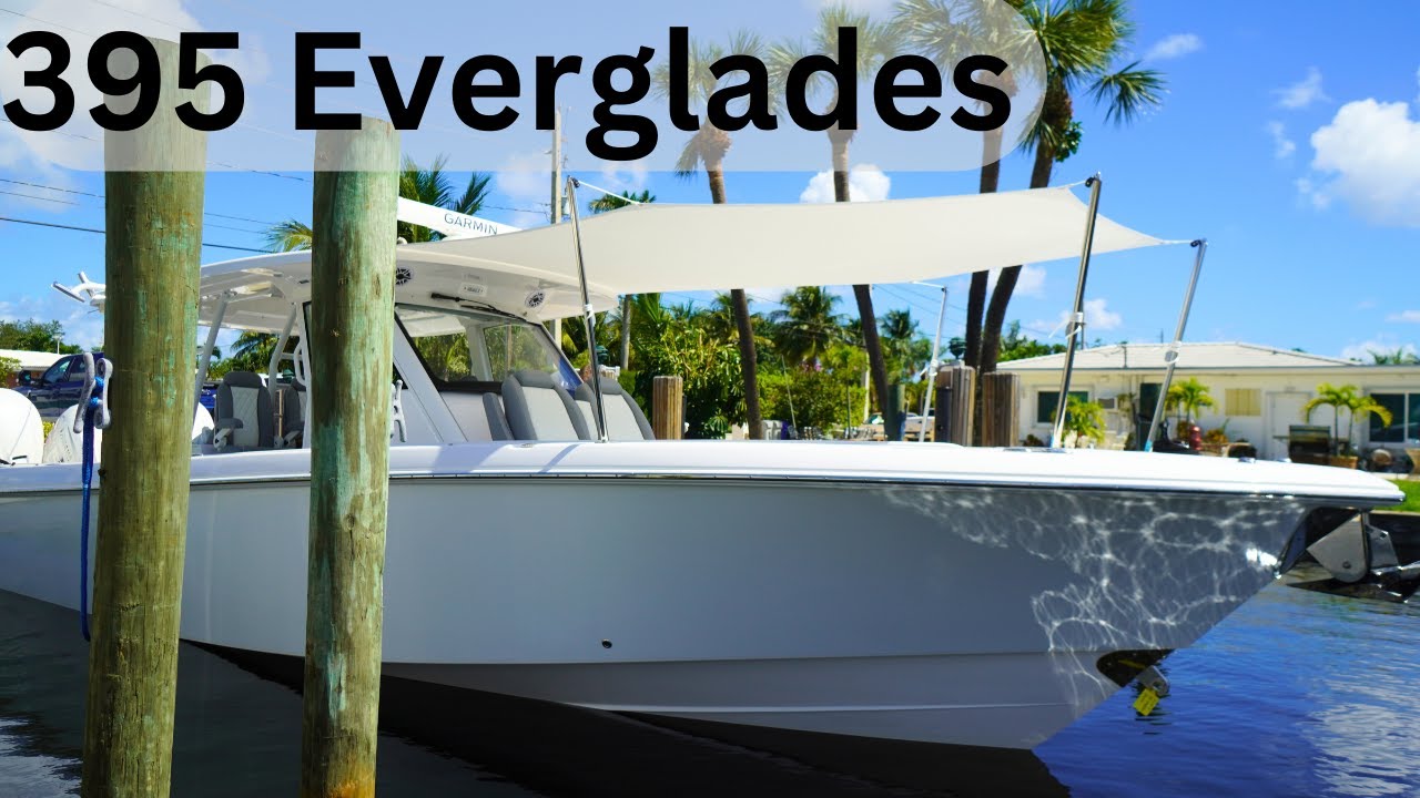 Adding BIG SHADE on Everglades 395! Custom sunshades for any Center Console Boat!