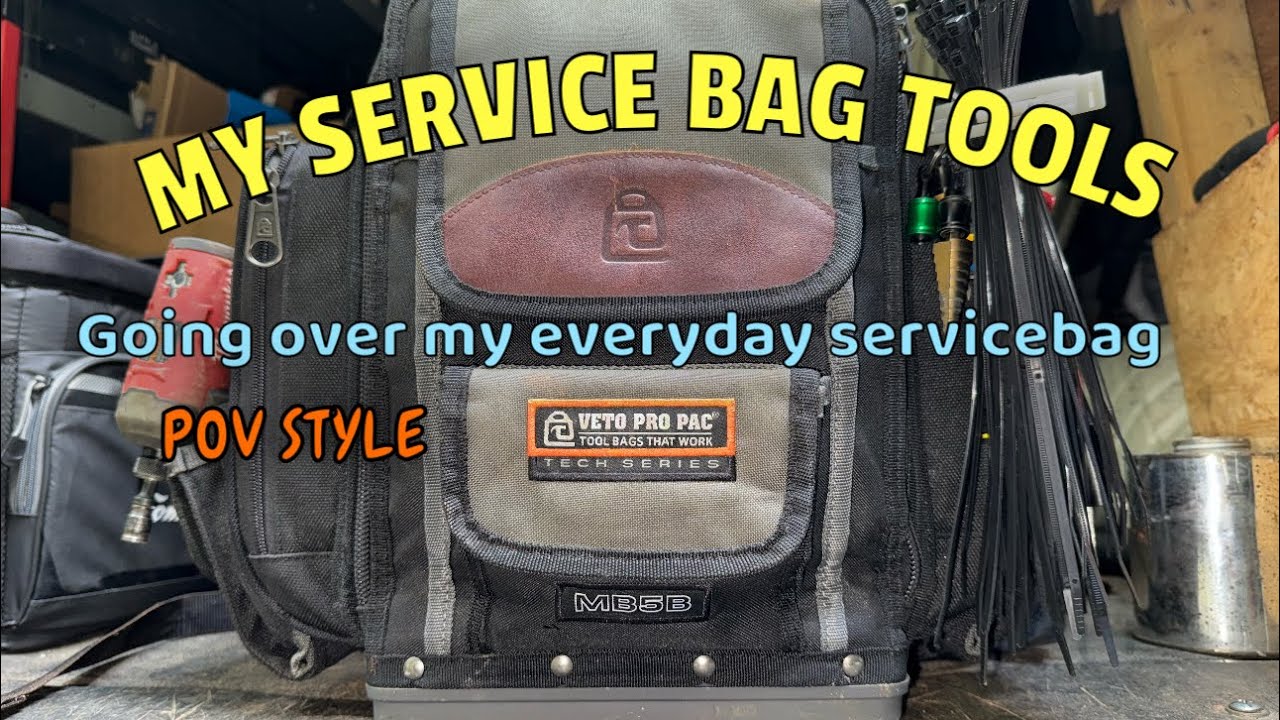My MB5B HVAC service bag. #hvac #hvaccontractor #vetopropac #bluecollar #hvacservice 
