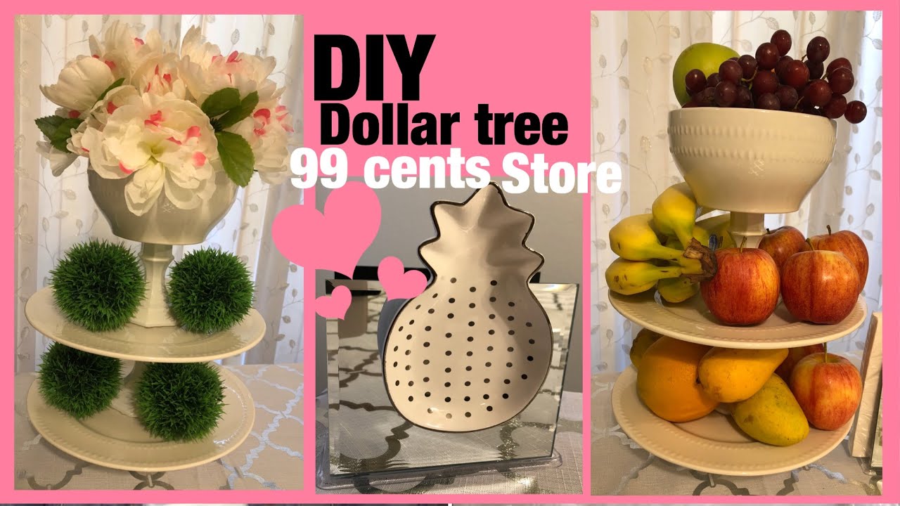 DIY como hacer un centro de mesa o frutero y decorar servilletero