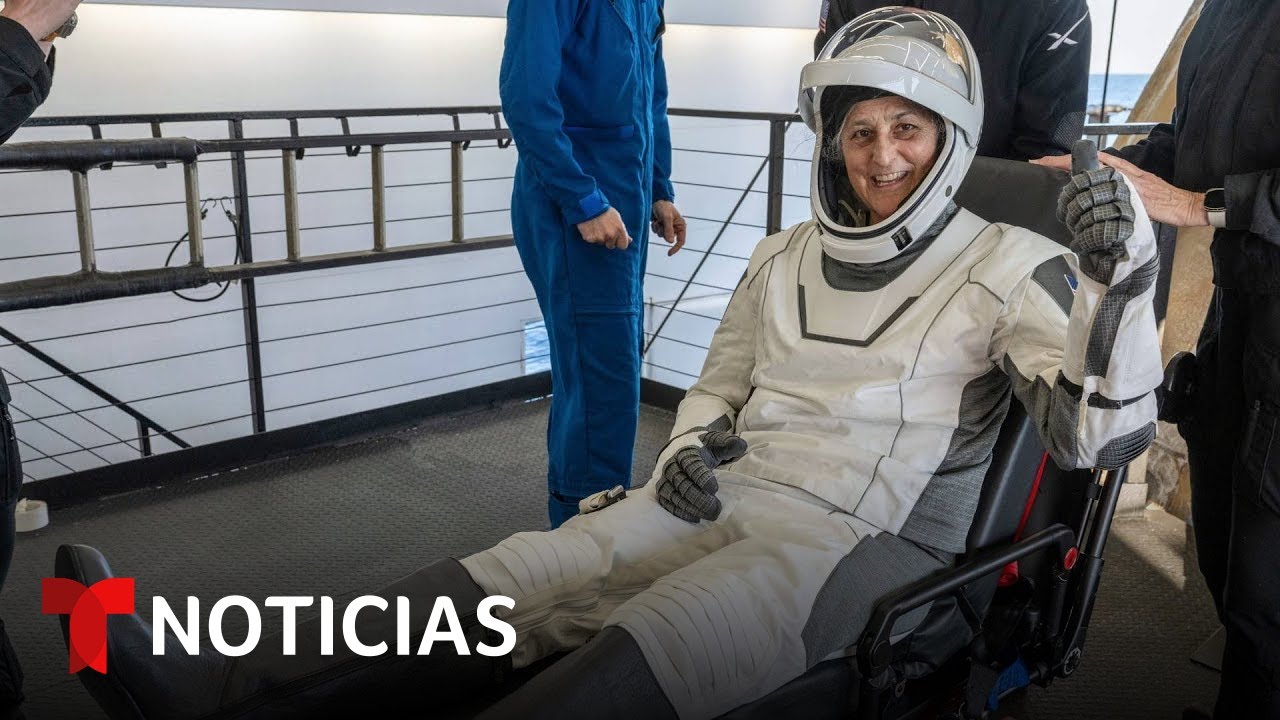 Con el regreso de estos astronautas a tierra, concluye una odisea espacial | Noticias Telemundo